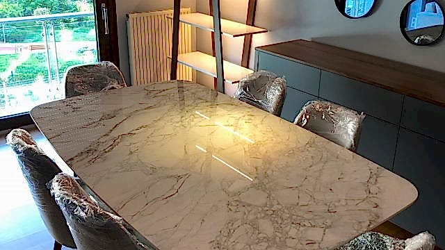 Porselen Mermer Masa ve Sehpa